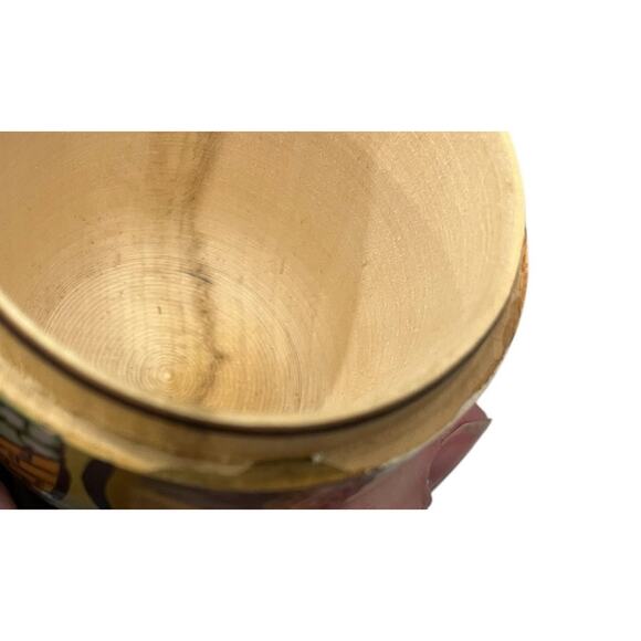 Vtg BIG 5-Pc Matryoshka Nesting Doll 1992 Signed Backakoba H Russian Painted - Picture 11 of 12